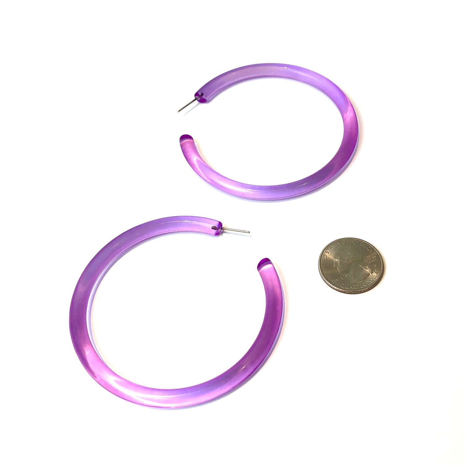 leetie lovendale purple hoops