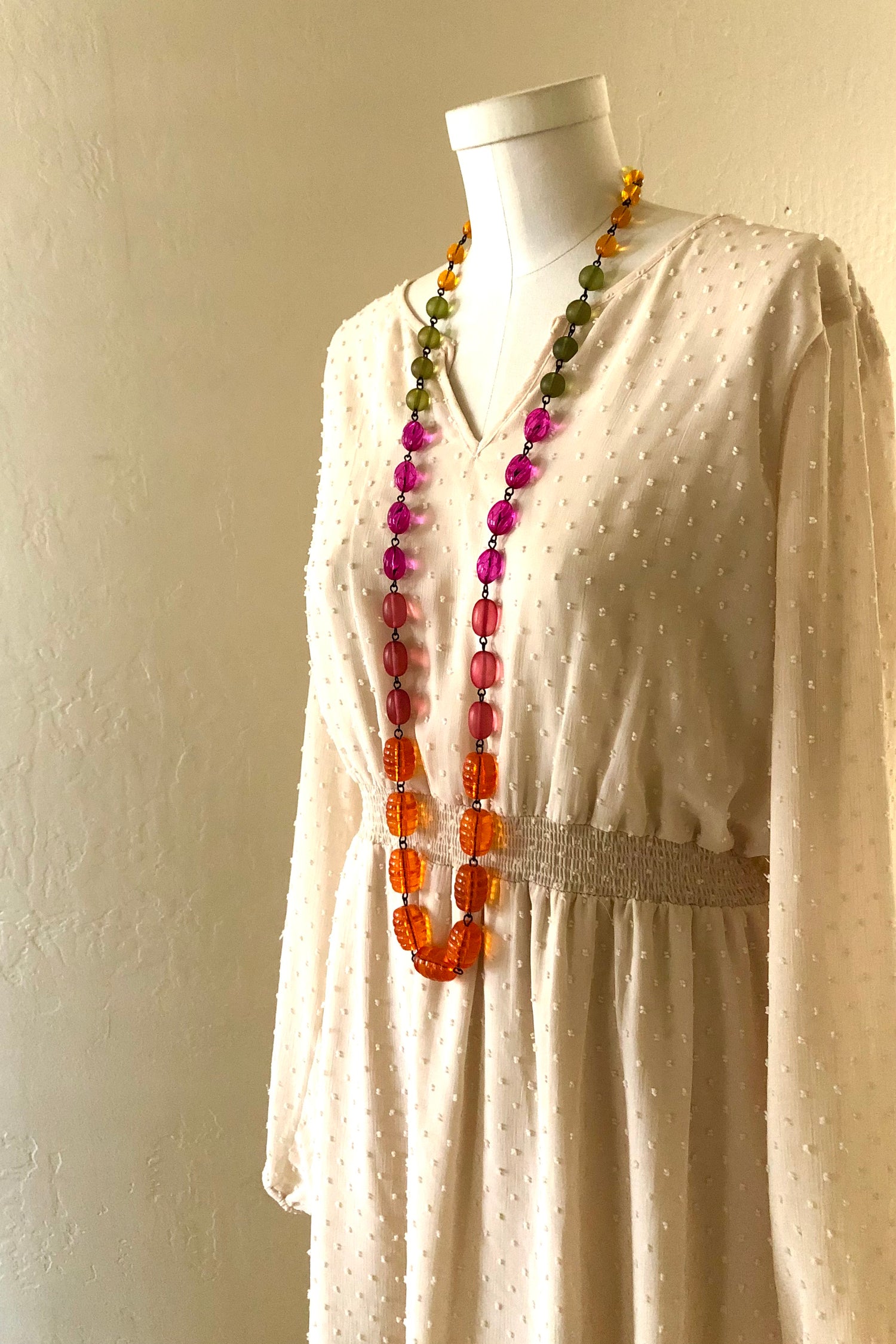 long bright necklace