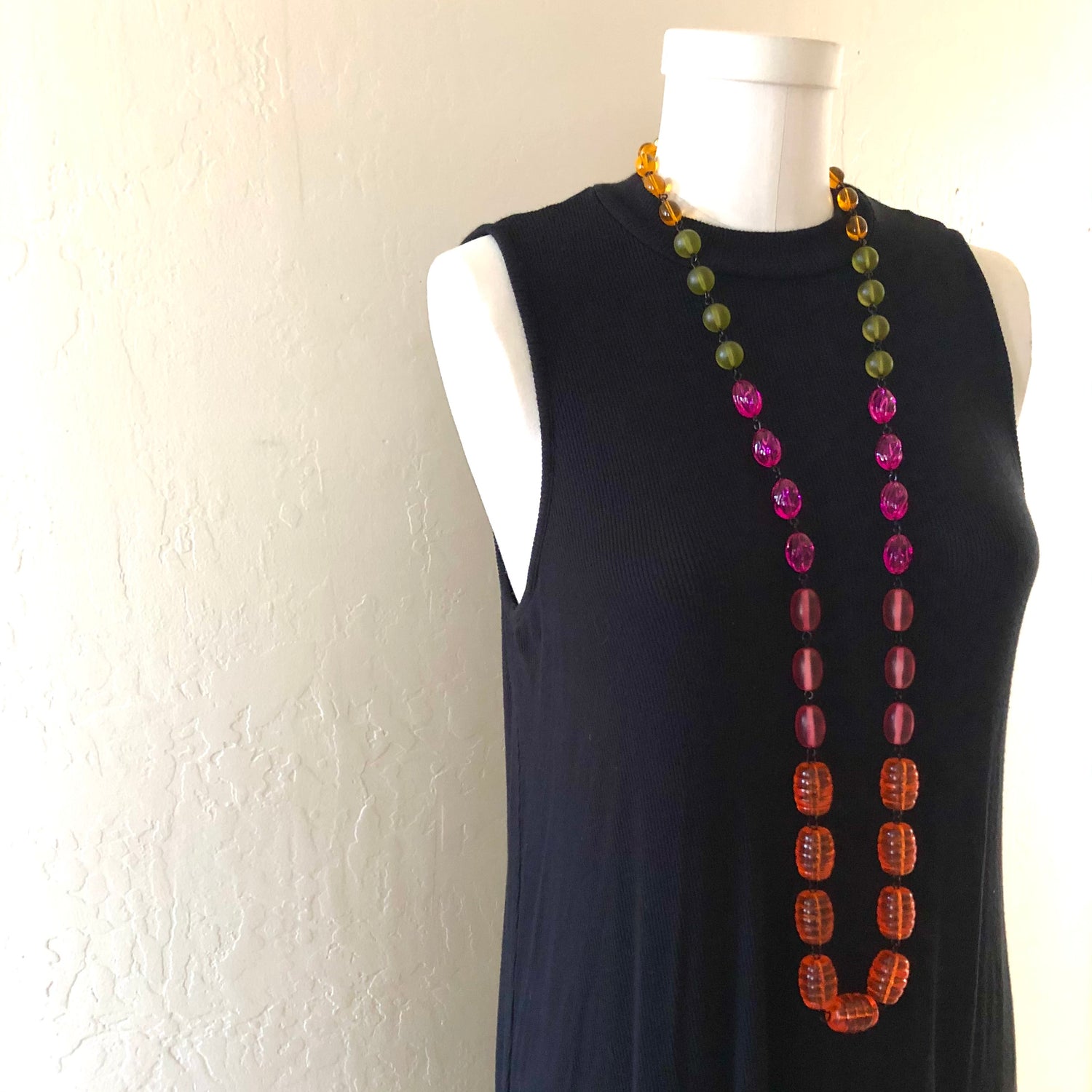 bohemian colorful necklace