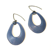 denim blue earrings
