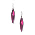 violet plumb bob earrings
