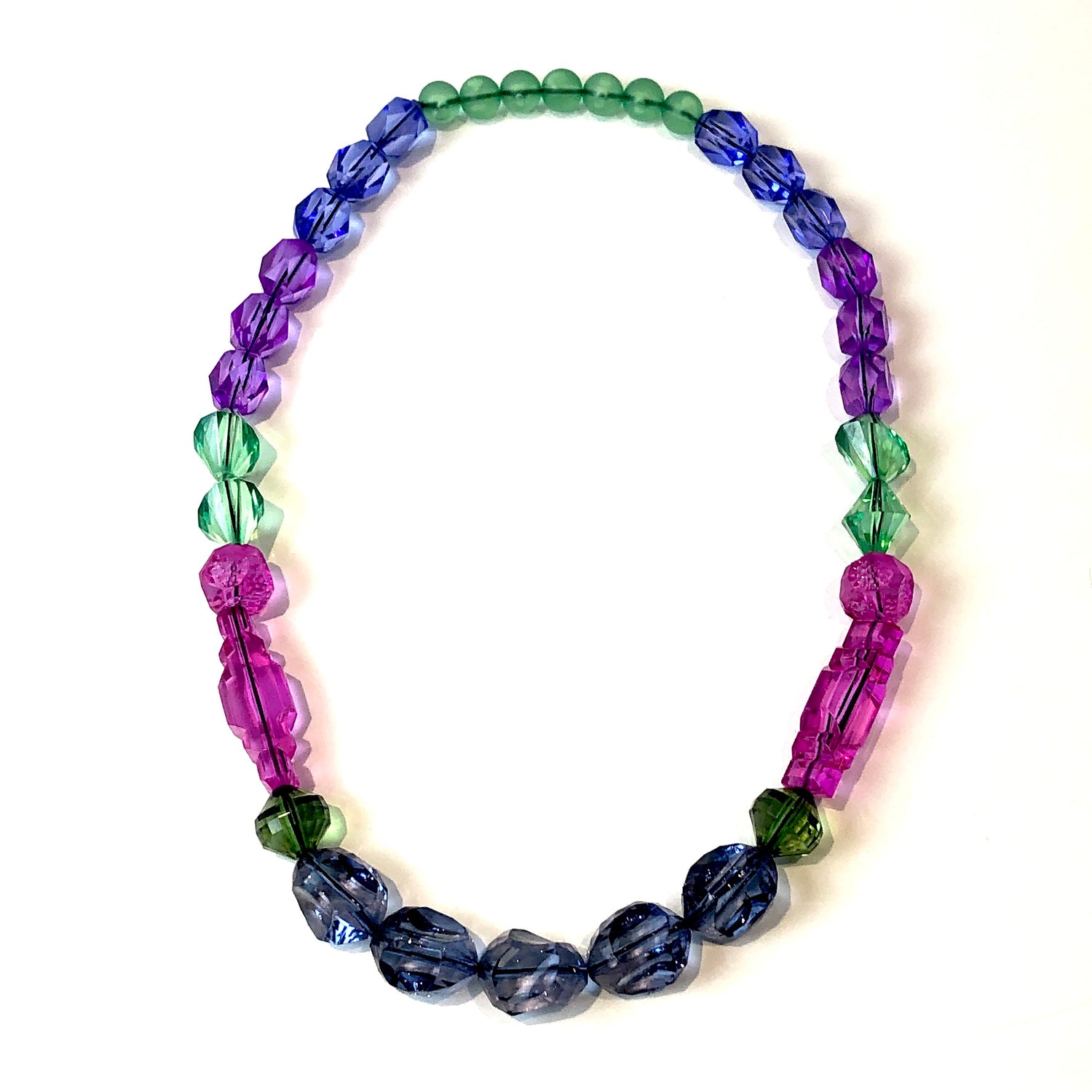 stretch colorful necklace