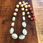 cream shell necklace