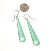 mint green earrings