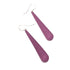 amethyst purple earrings