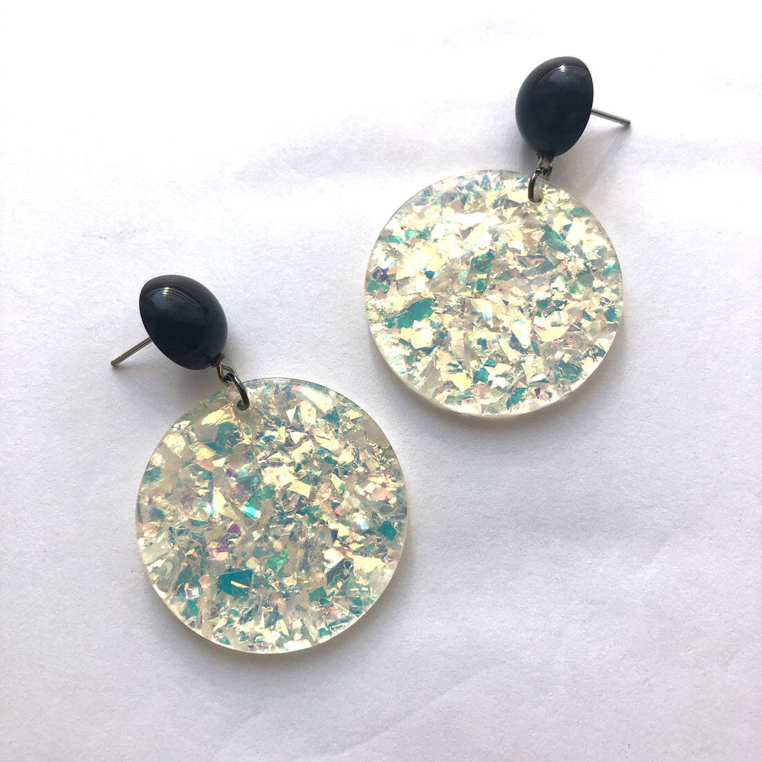 confetti drop earrings
