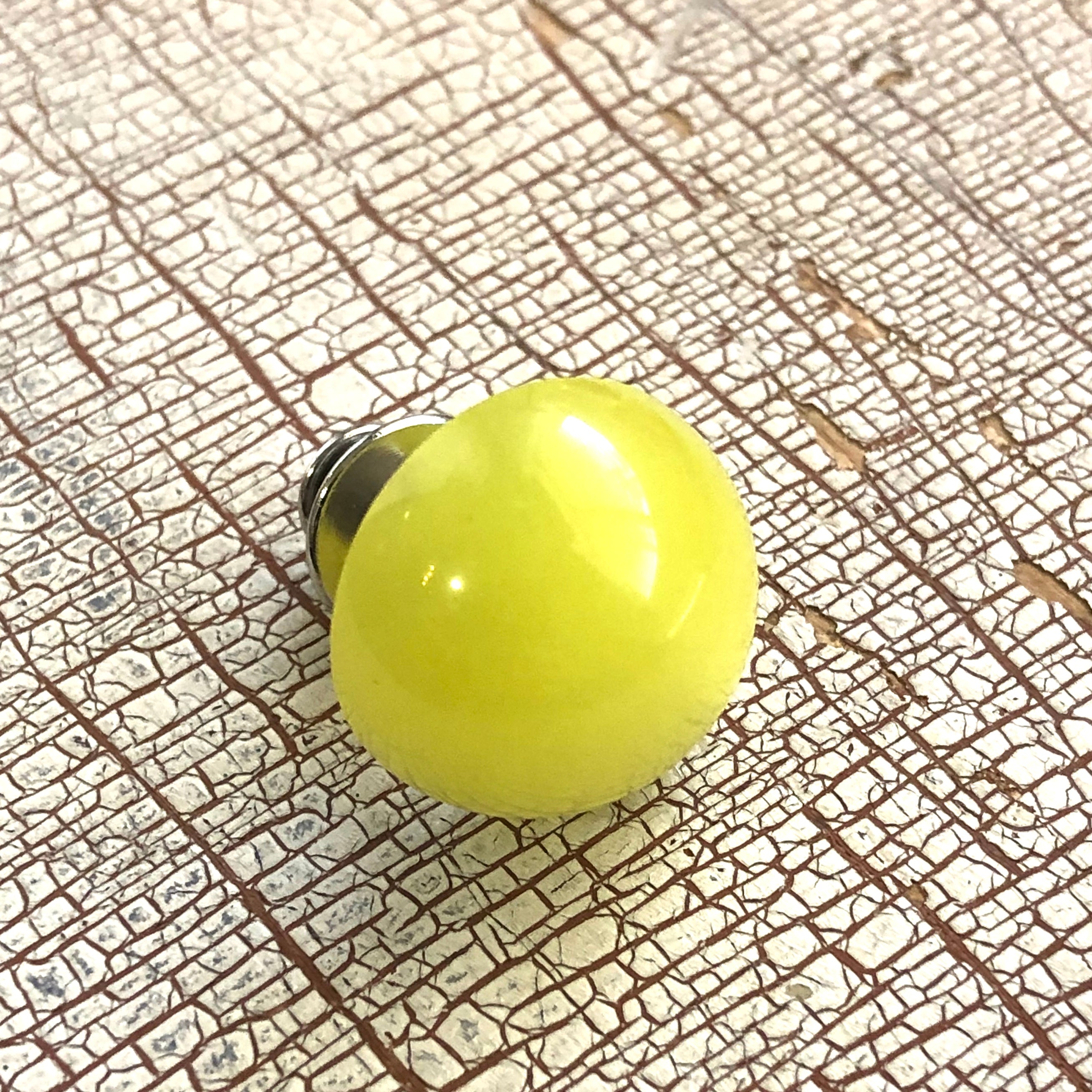 Yellow Moonglow Dot Lapel Pin