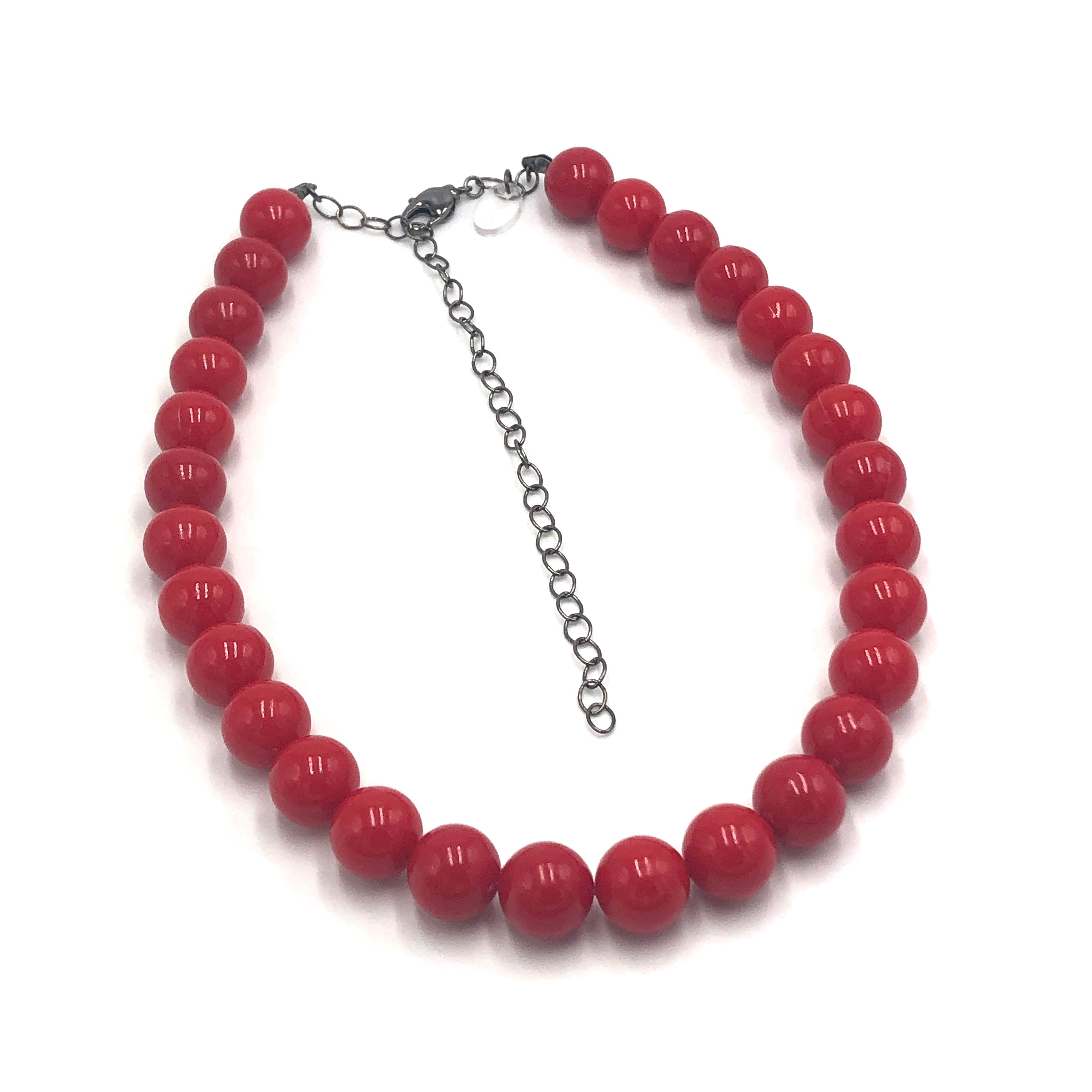 Cherry Red Mini Marco Necklace *