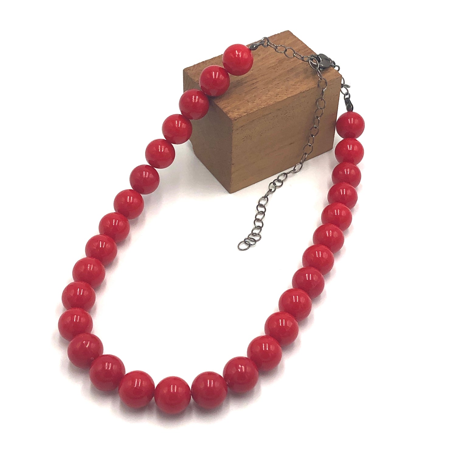 Cherry Red Mini Marco Necklace *