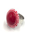 red adjustable ring