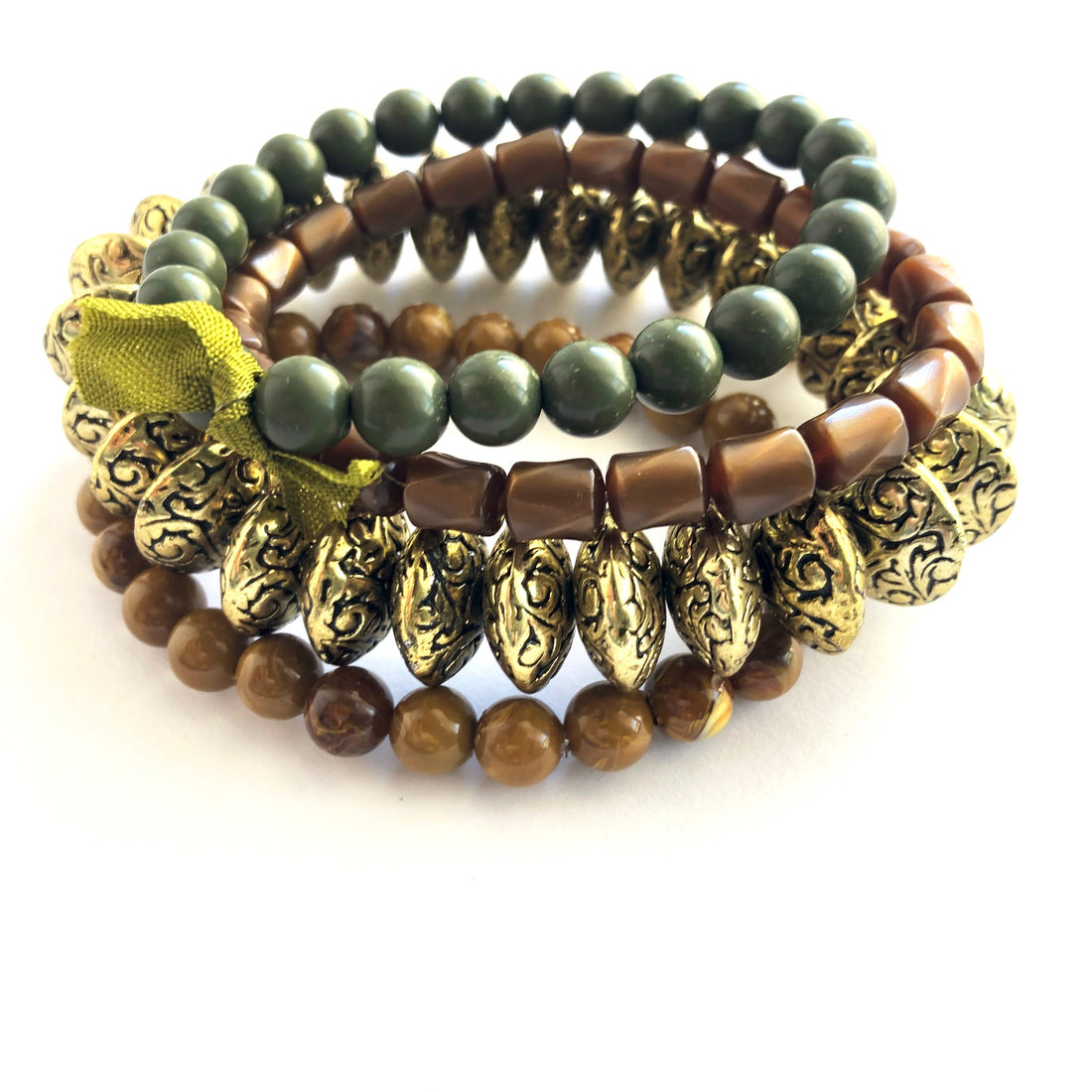 metallic bracelets