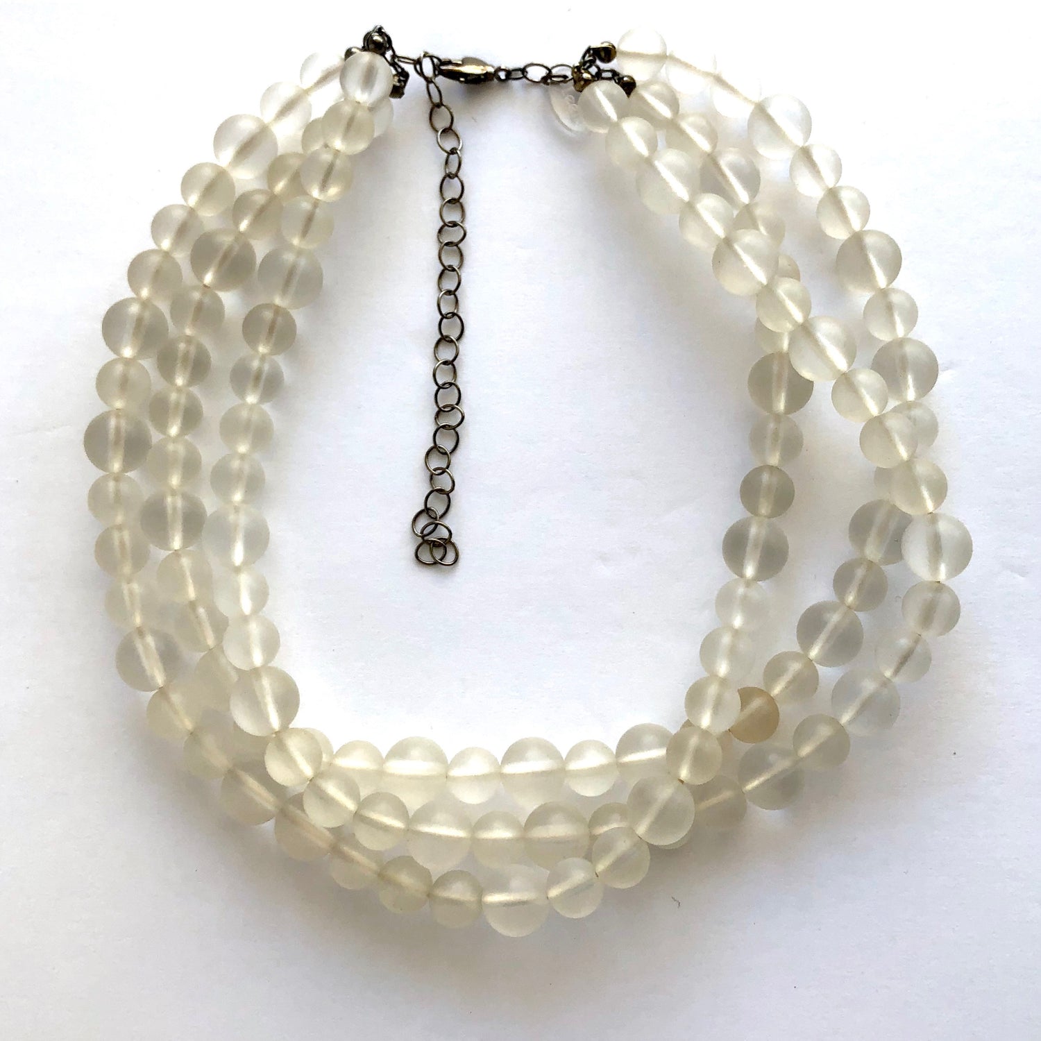 clear chunky necklace
