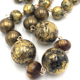 vintage beads close up