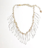 clear jingle necklace