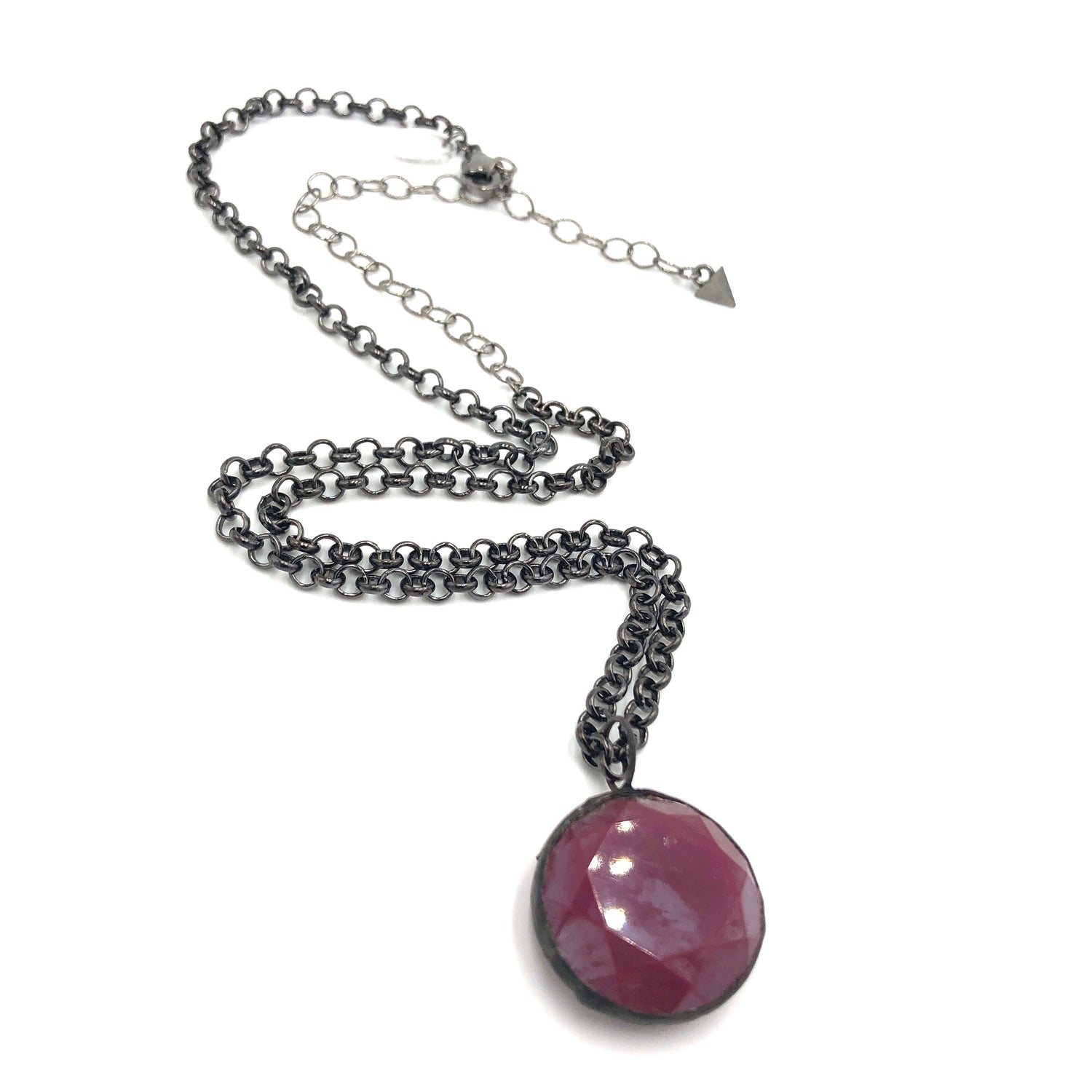 luster lucite necklace