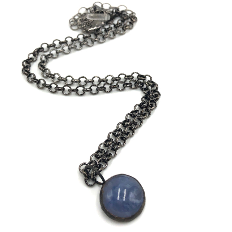 sapphire blue necklace