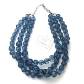 dark blue necklace