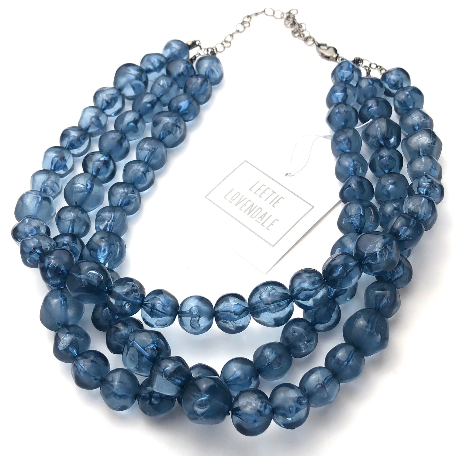 deep blue necklace