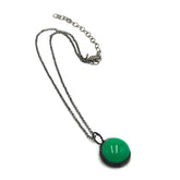 emerald green pendant