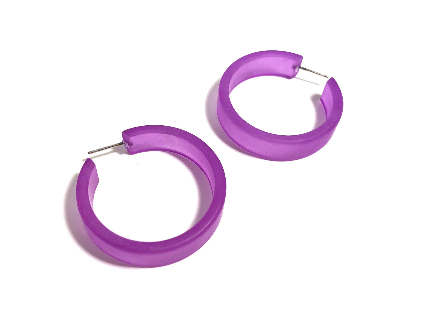 big purple hoops