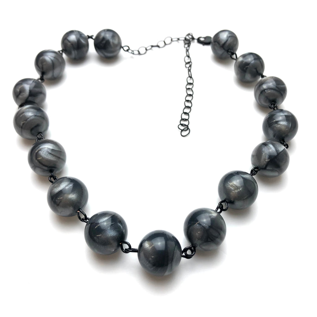 marbled vintage necklace