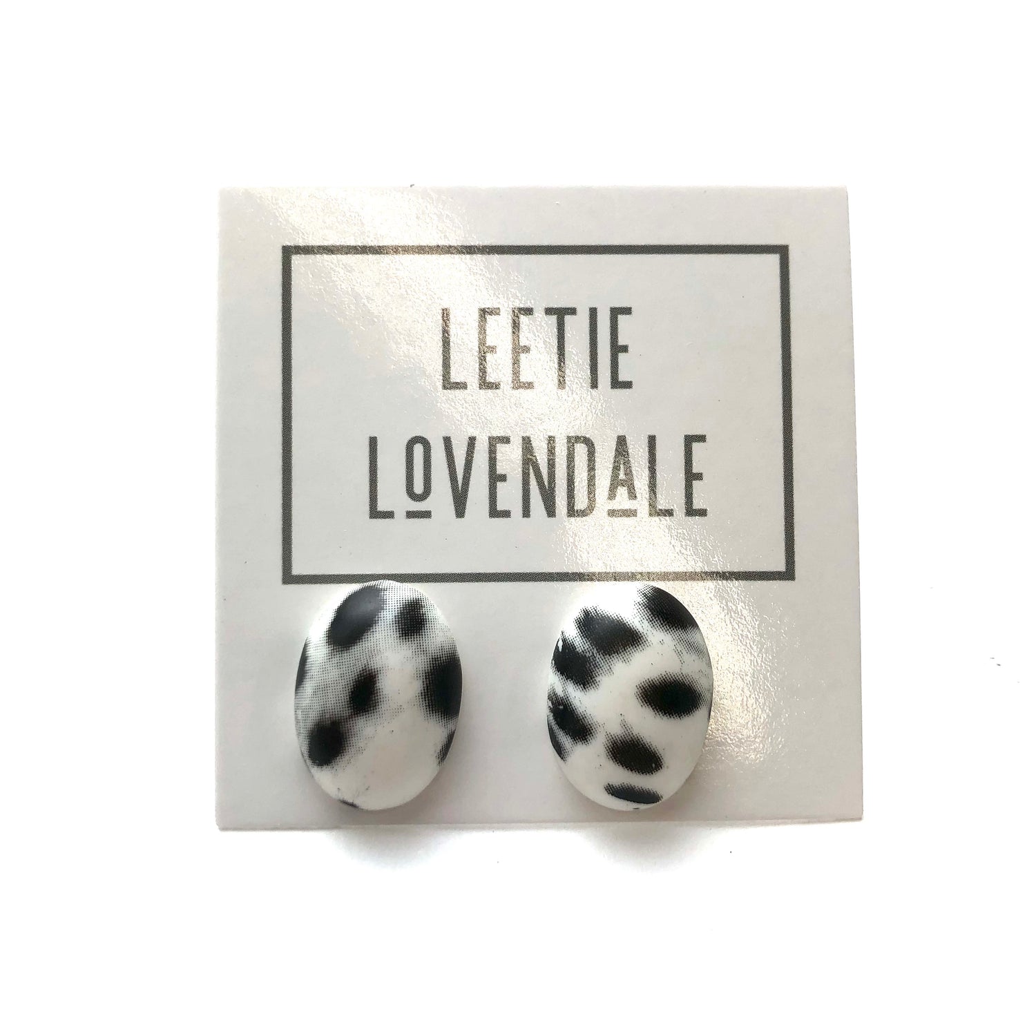 dalmatian earrings