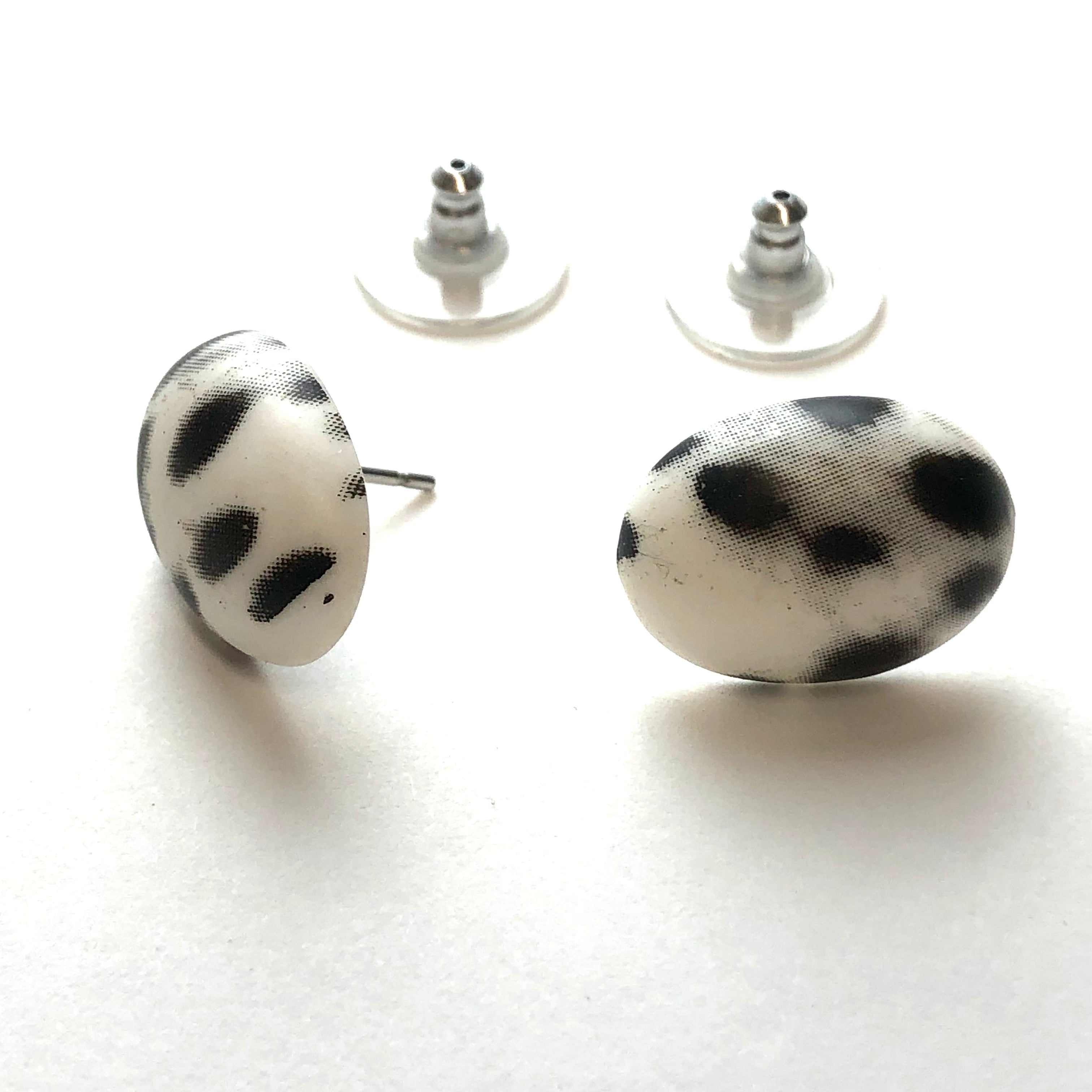 black and white studs