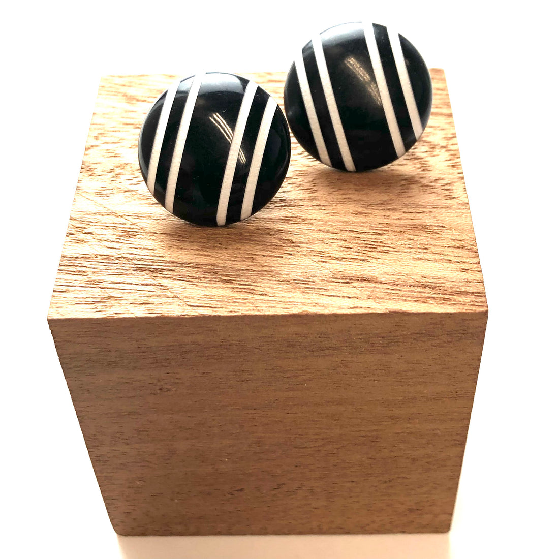 striped studs