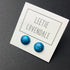 capri blue earrings