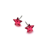 ruby red earrings