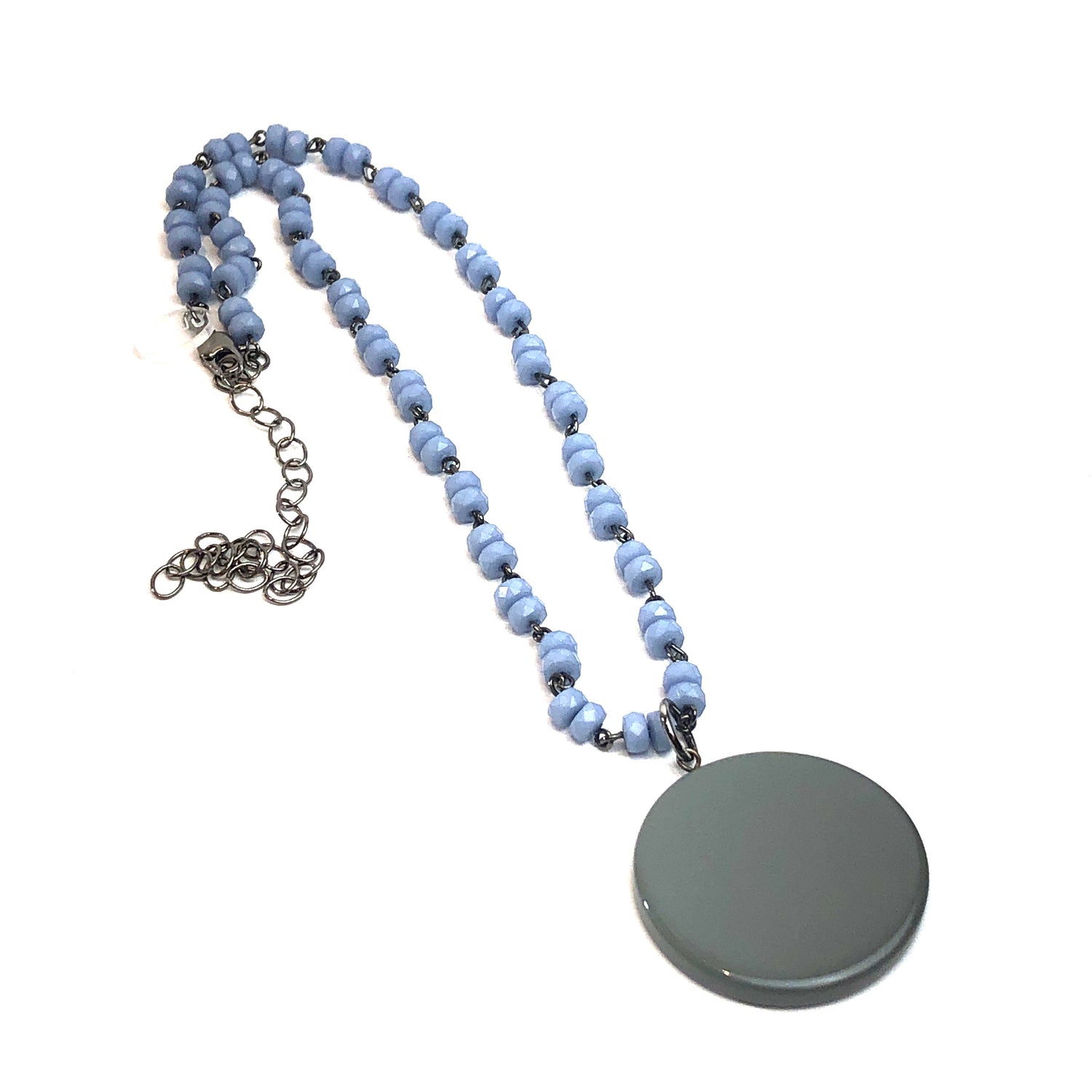 Periwinkle &amp; Grey Necklace