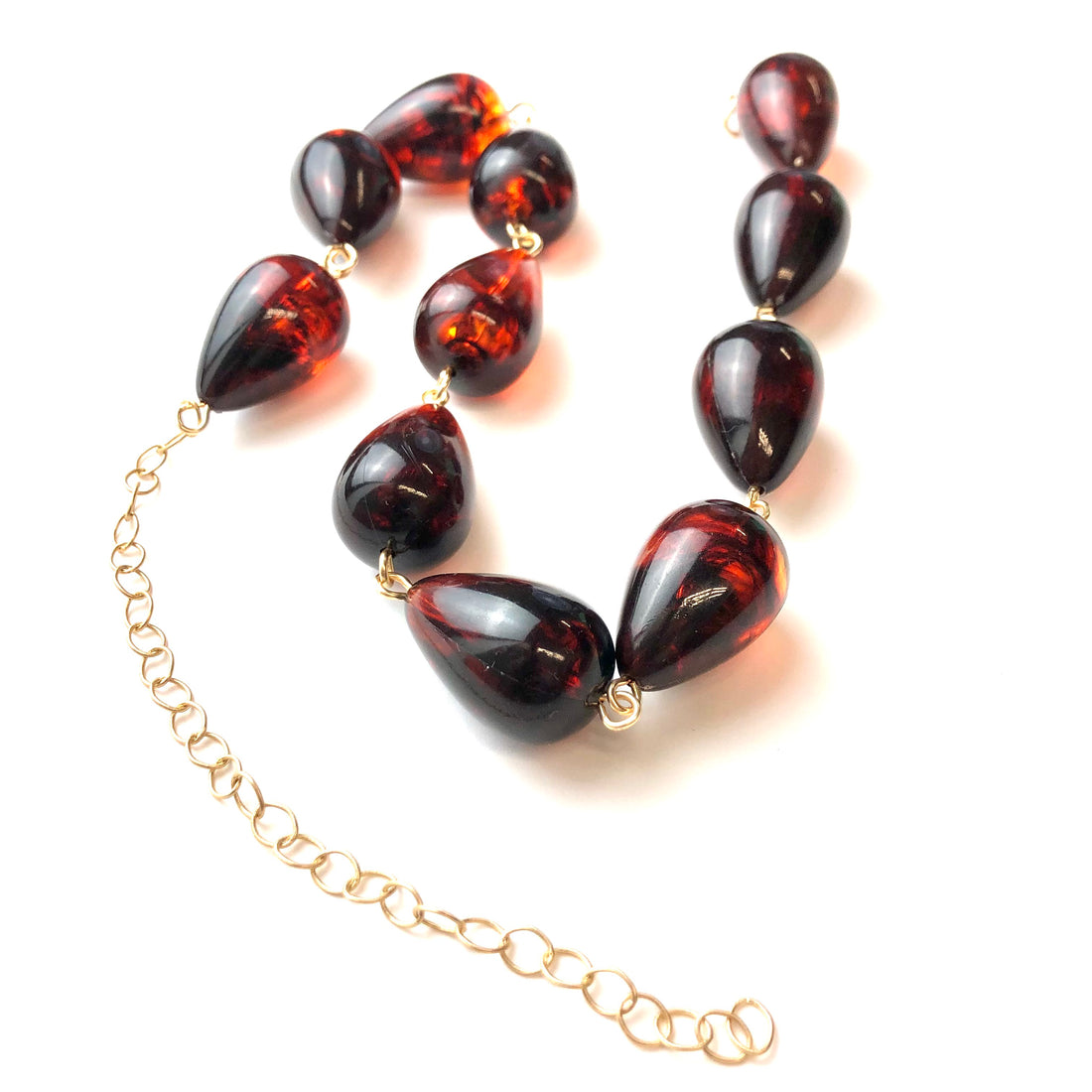 vintage beaded necklace