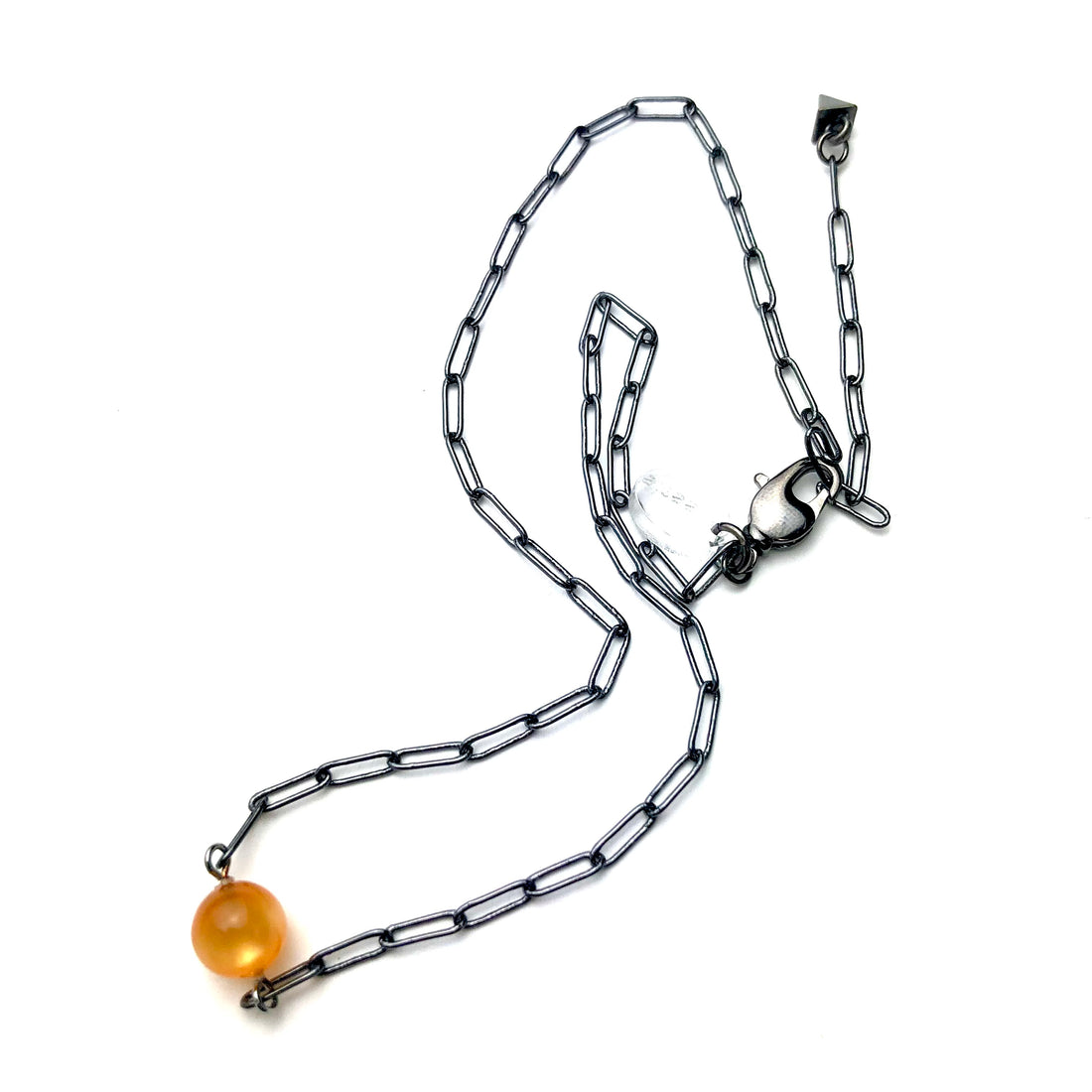 orange moonglow necklace