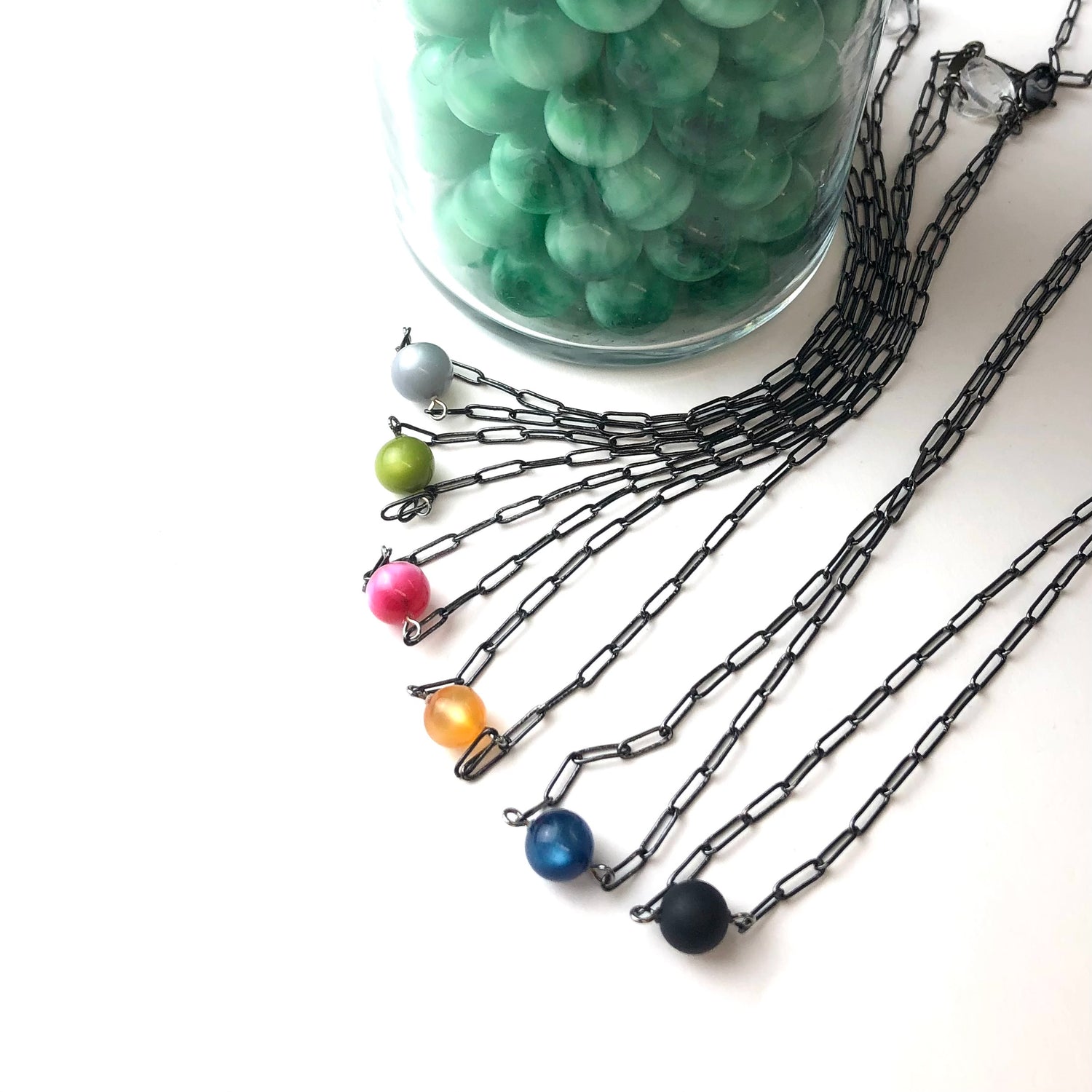 vintage beaded necklaces