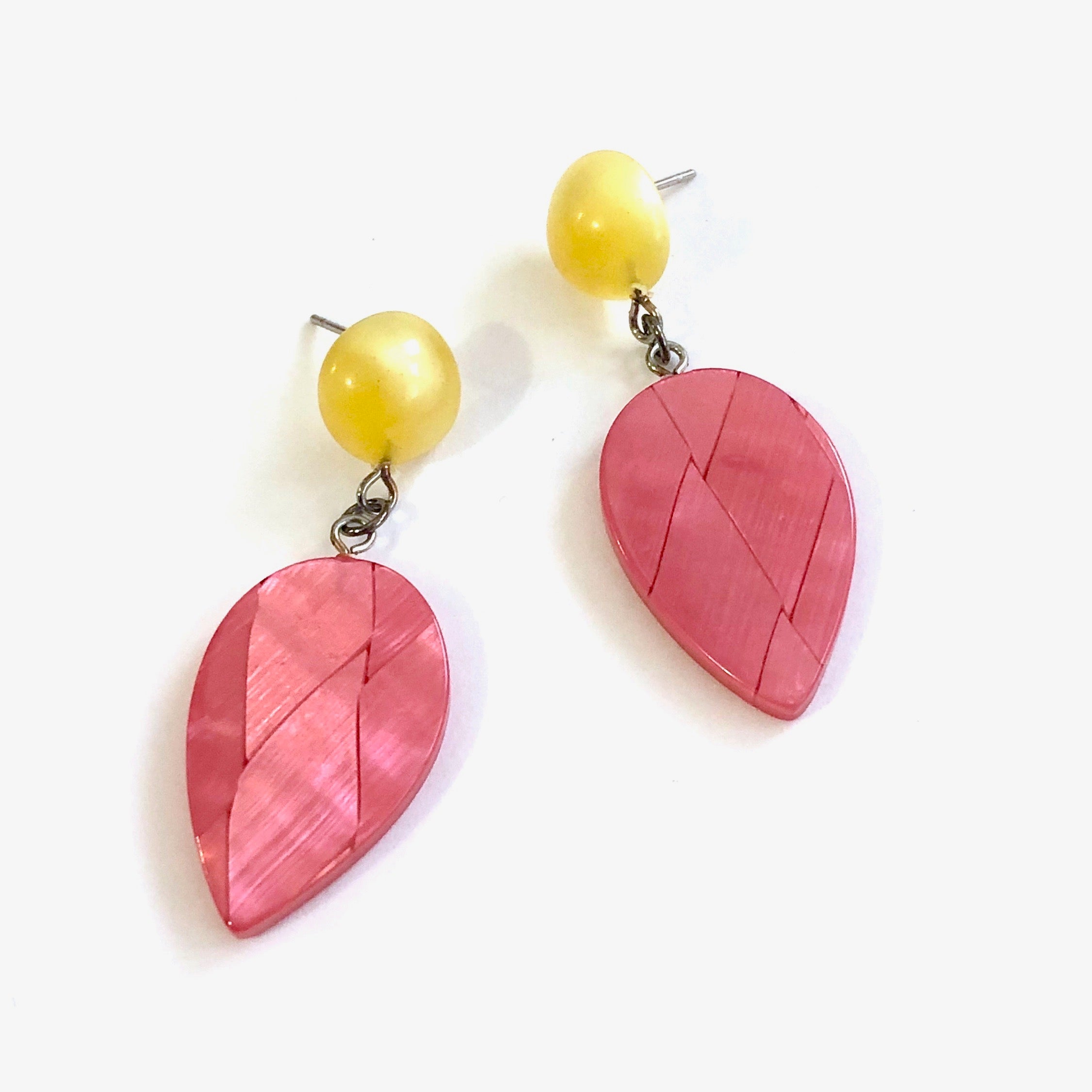 cranberry glow earrings