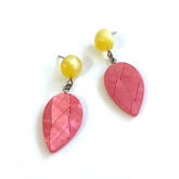 cranberry pink earrings