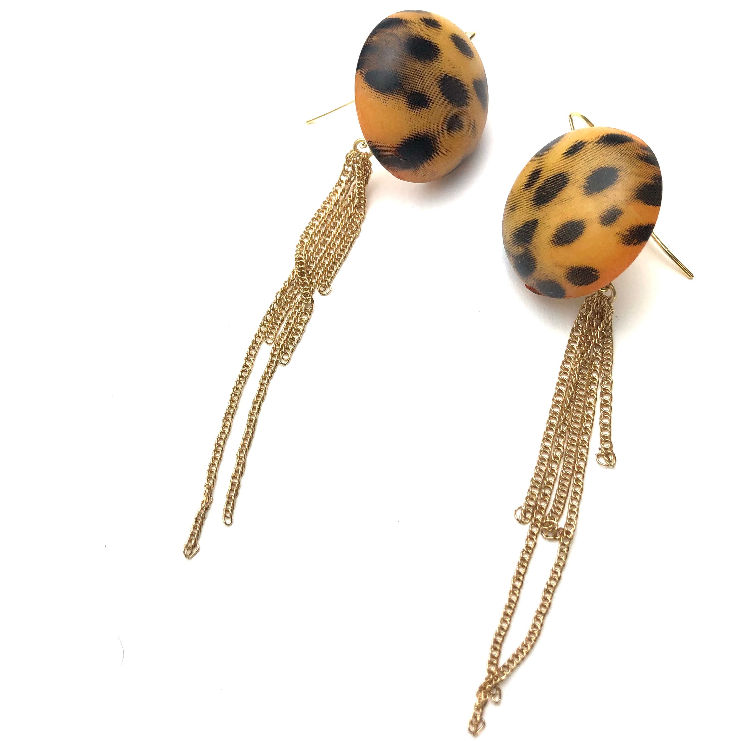 animal print earrings