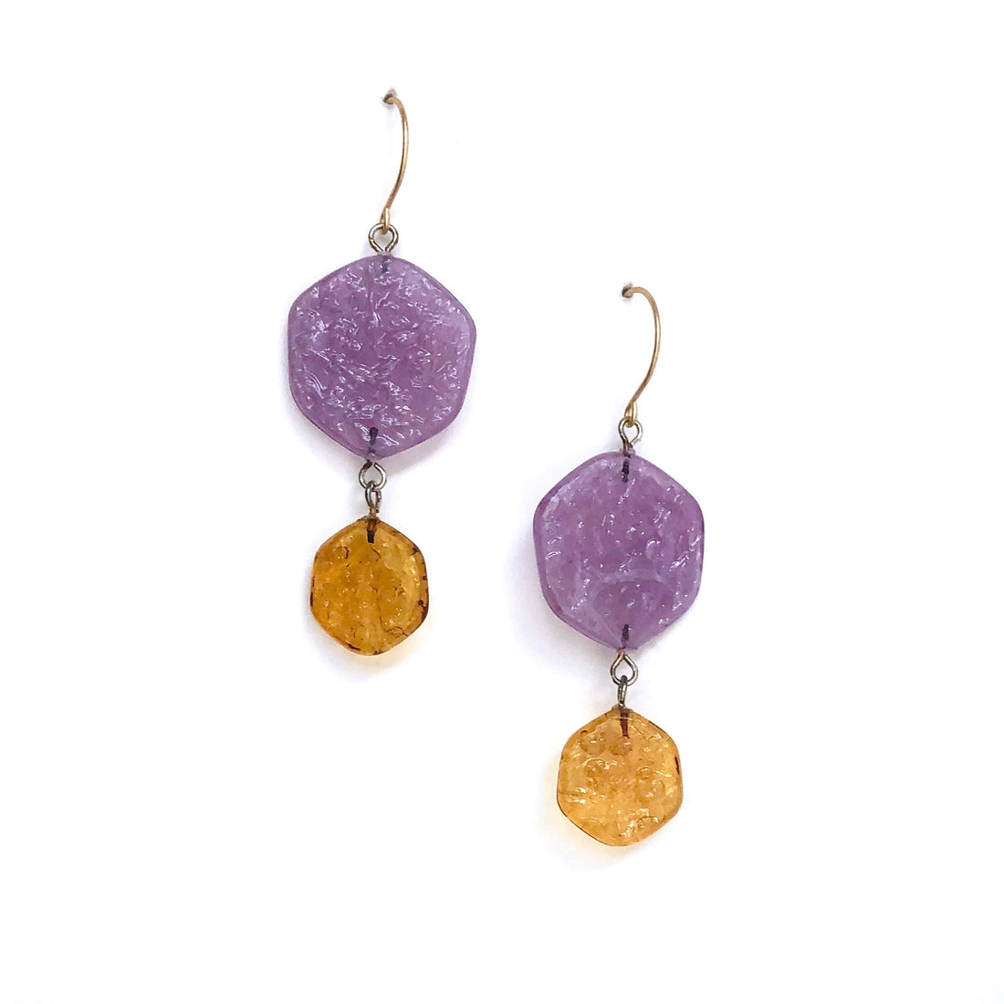 purple topaz earrings