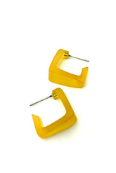 golden yellow earrings