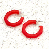 vintage red earrings