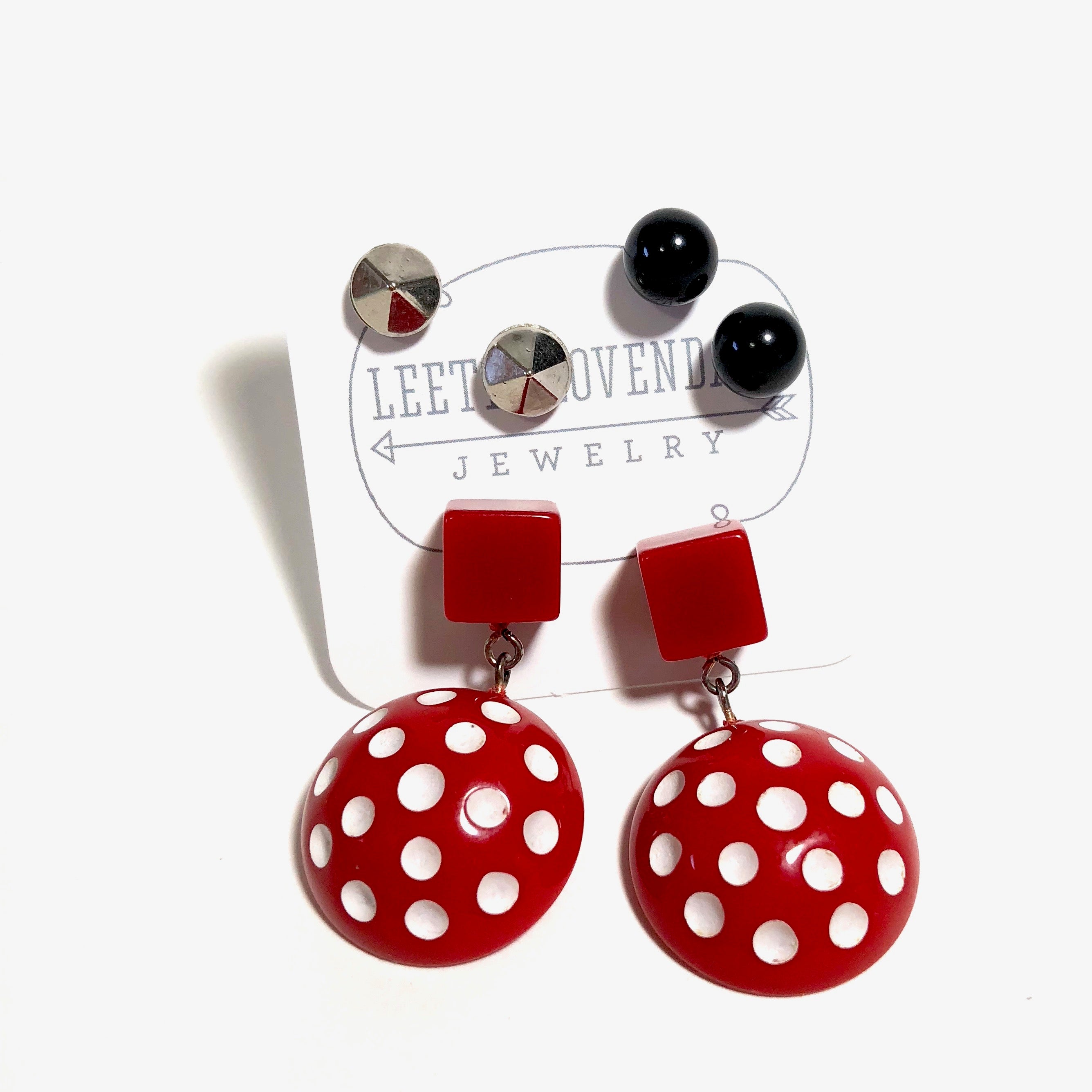cherry bomb earrings