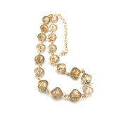 clear antique gold necklace