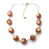 beige moonglow gold necklace