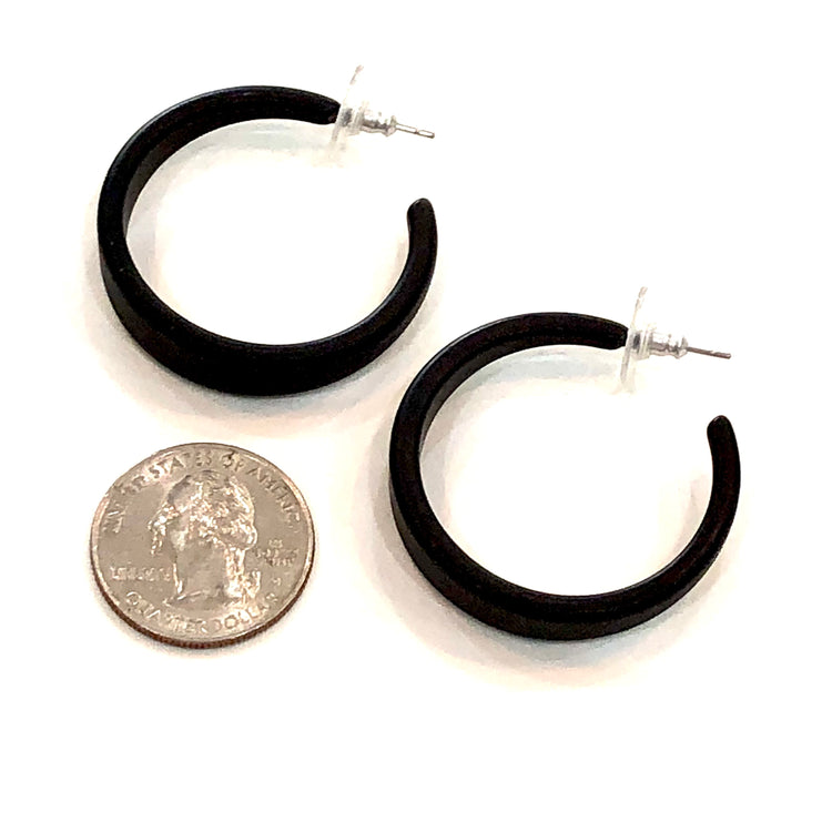 lucite hoops