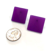 vintage purple earrings