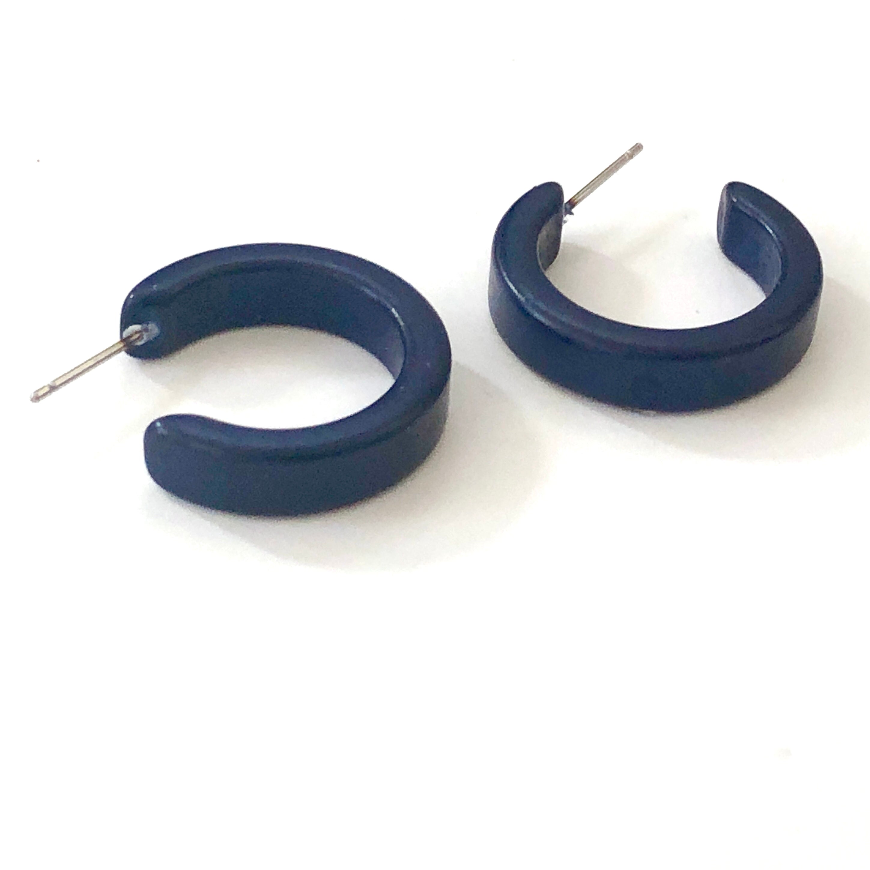 navy blue earrings
