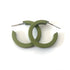 olive green hoops