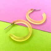 frosted yellow hoops