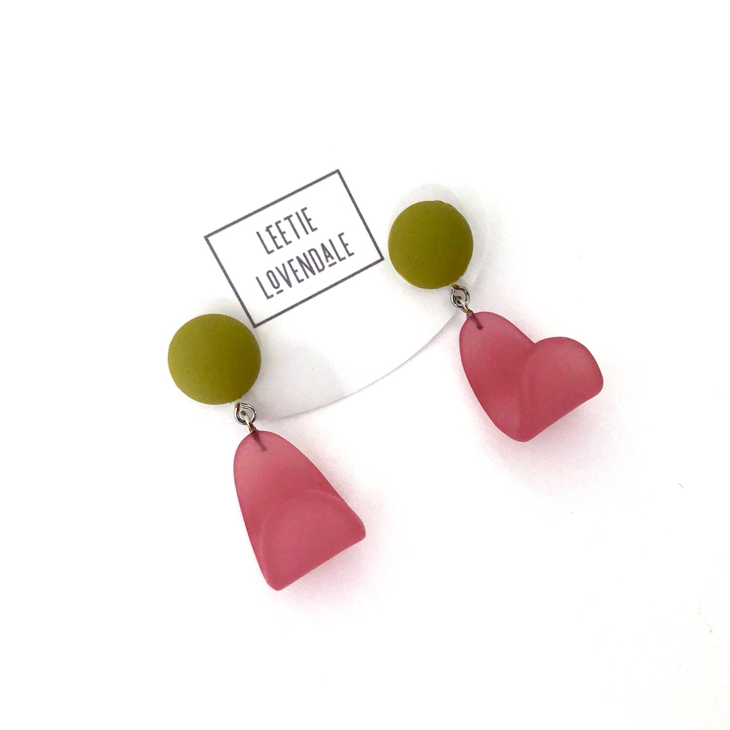 chartreuse button studs