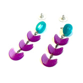fish scale earrings